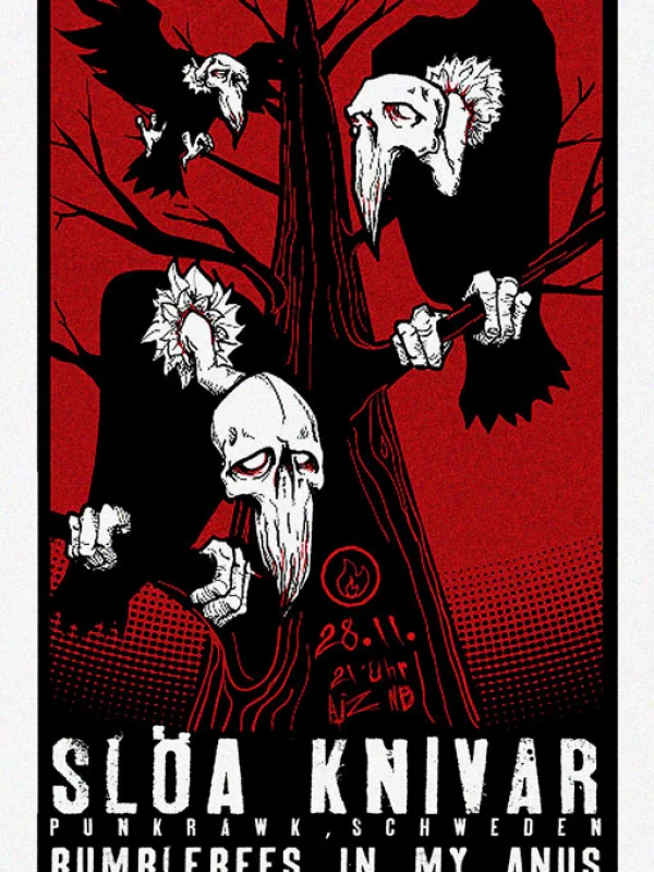 Flyer: SLÖA KNIVAR + BIMA