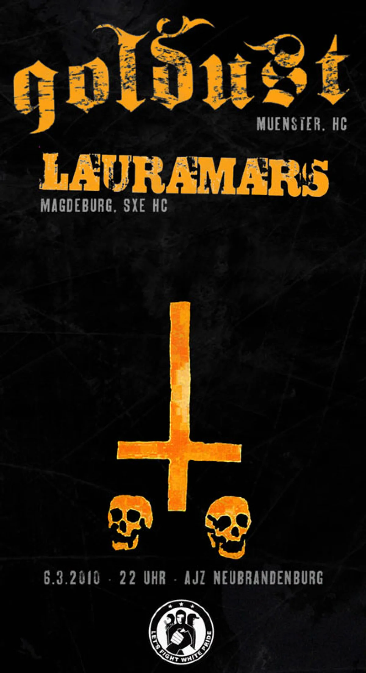 Flyer: GOLDUST + LAURA MARS