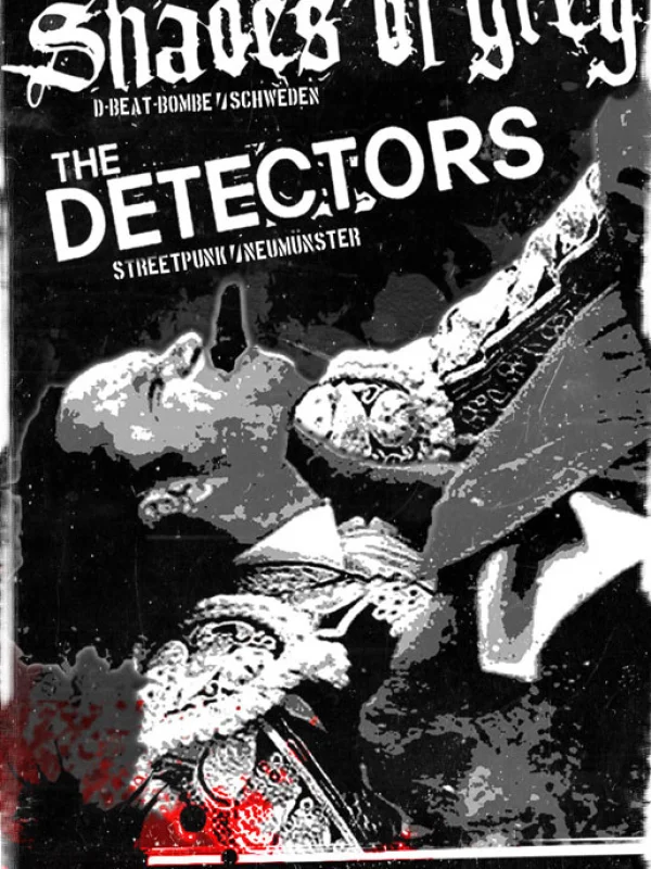 Flyer: SHADES OF GREY + THE DETECTORS