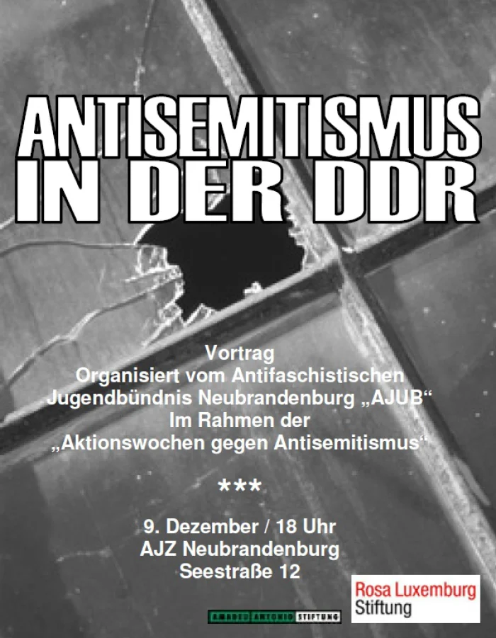 Flyer: Antisemitismus in der DDR
