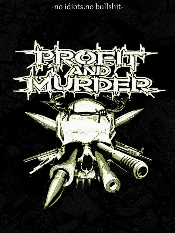 Flyer: PROFIT AND MURDER