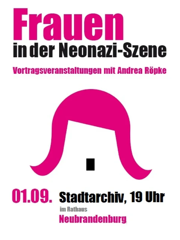 Flyer: Buchlesung mit Andreas Speit
