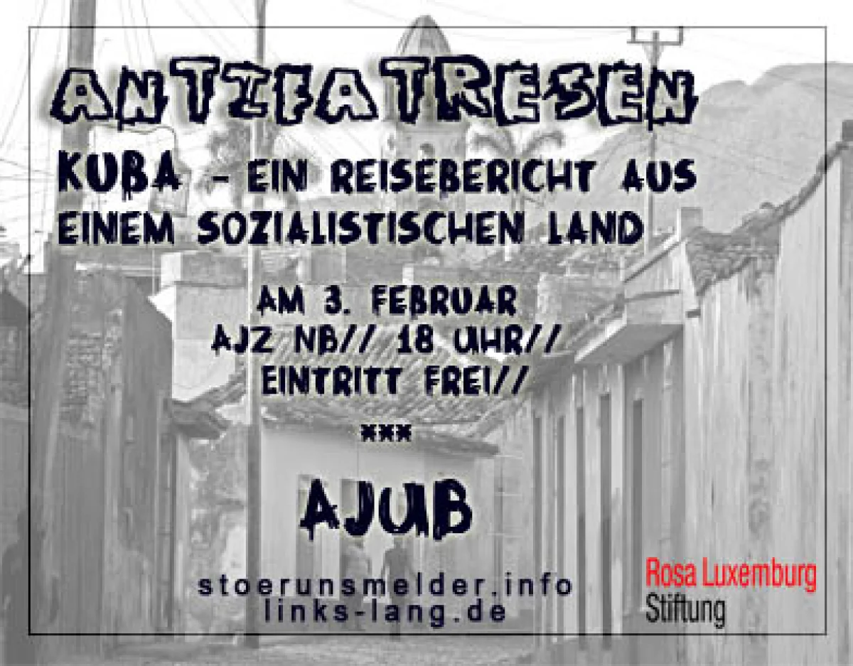 Flyer: Kuba - Ein Reisebericht aus einem sozialistischen Land