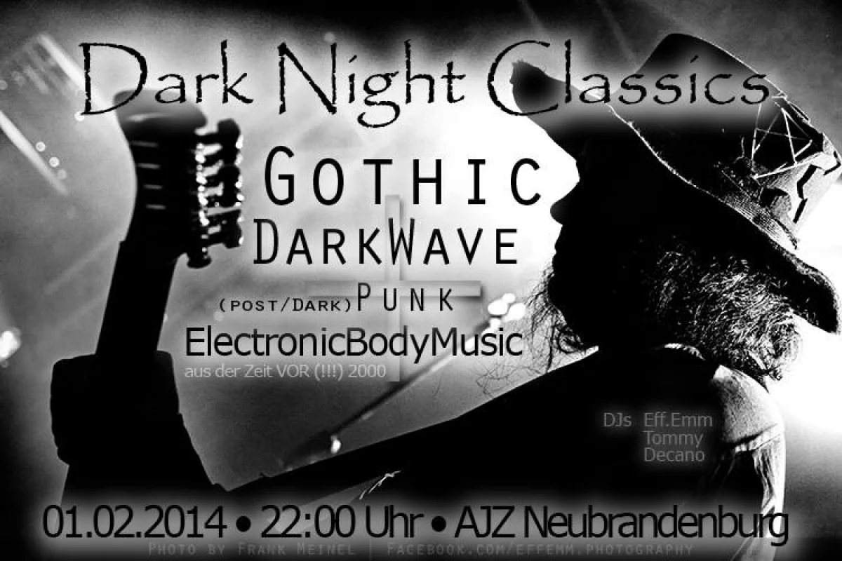 Flyer: THE DARK NIGHT CLASSICS