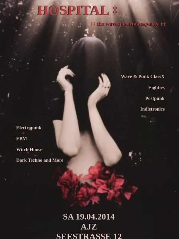Flyer: SHOCK HOSPITAL - THE WAVEQUEERNOISESPARTY