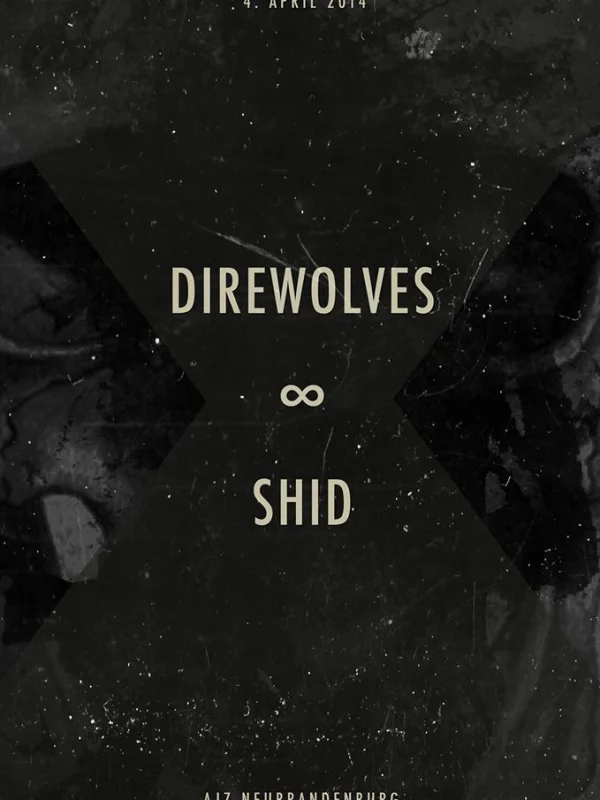 Flyer: DIREWOLVES + SHID