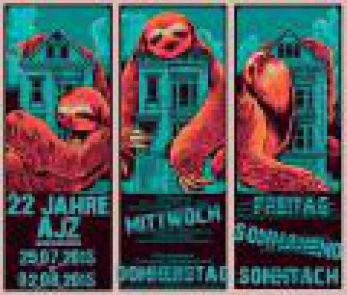 Flyer: 22 JAHRE AJZ + Beatpoeten + A Forest + DJ Team Twice As Nice