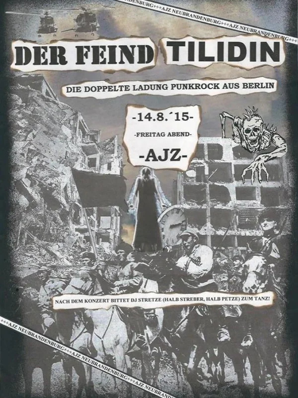 Flyer: DER FEIND + BASTARDO FOUR + DJ STRETZE