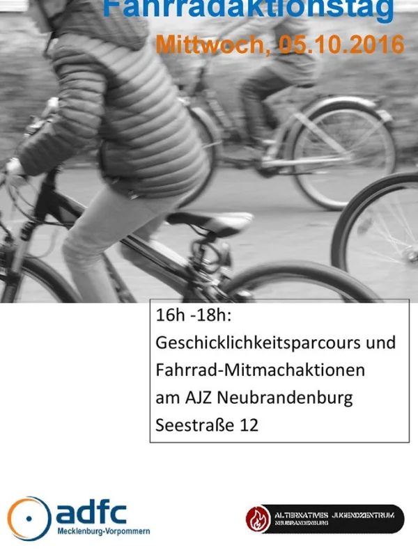 Flyer: FAHRRADAKTIONSTAG