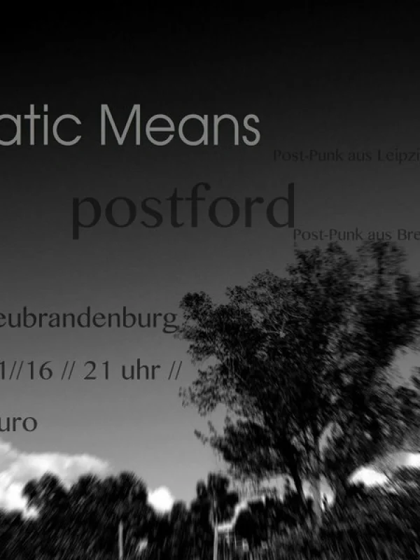 Flyer: STATIC MEANS + POSTFORD