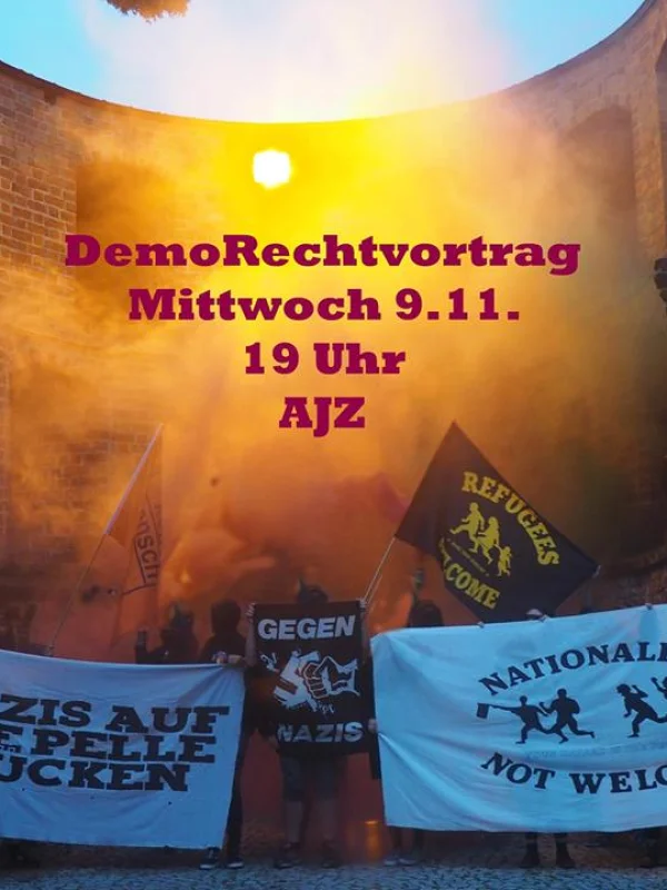 Flyer: VORTRAG DEMORECHT