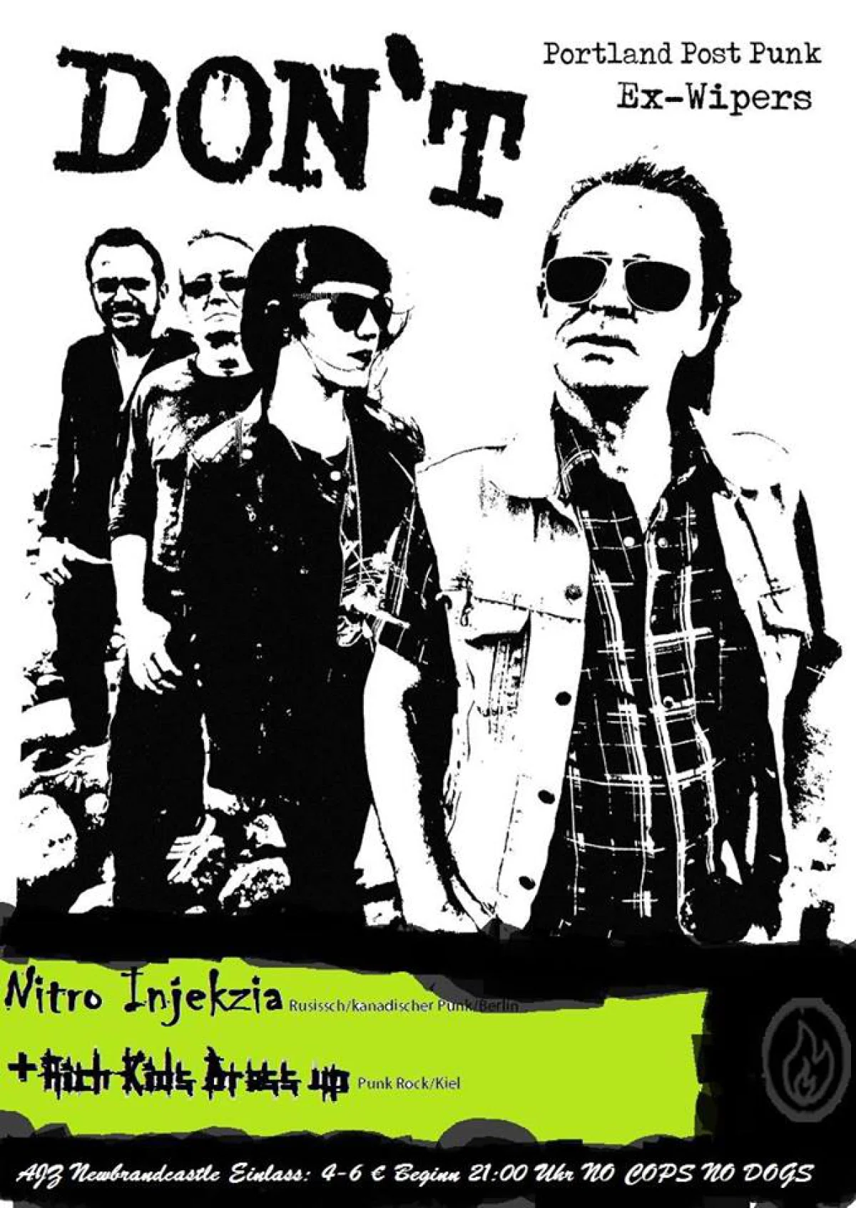 Flyer: DON'T + NITRO INJEKZIA + RICH KIDS DRESS UP