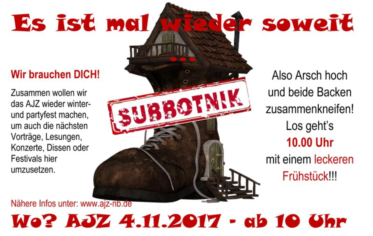 Flyer: SUBBOTNIK