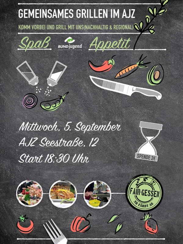 Flyer: GRILLEN MIT DER BUNDJUGEND