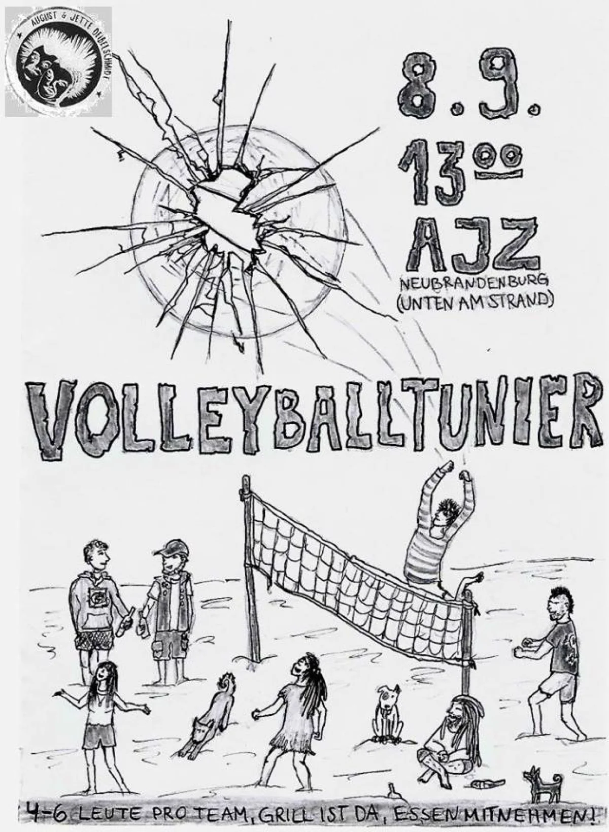 Flyer: VOLLEYBALLTURNIER