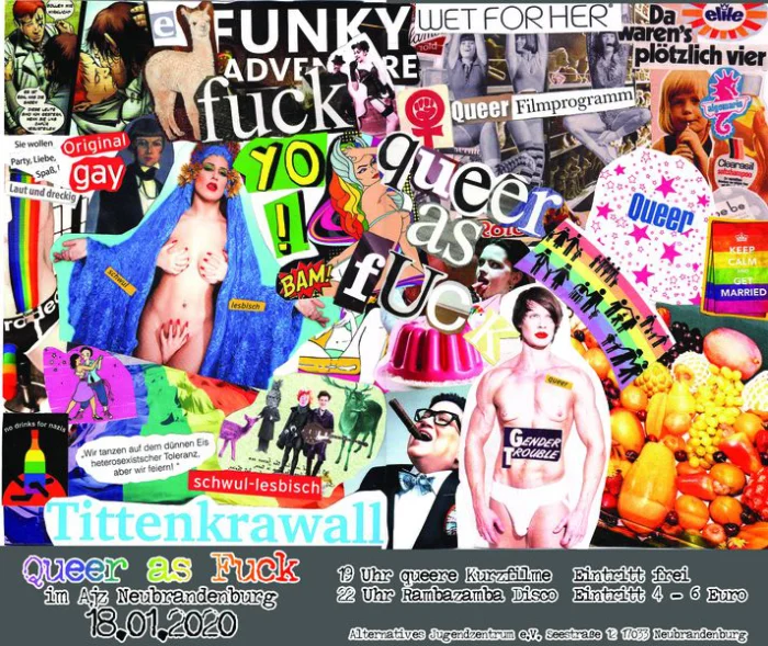 Flyer: QUEER AS FUCK