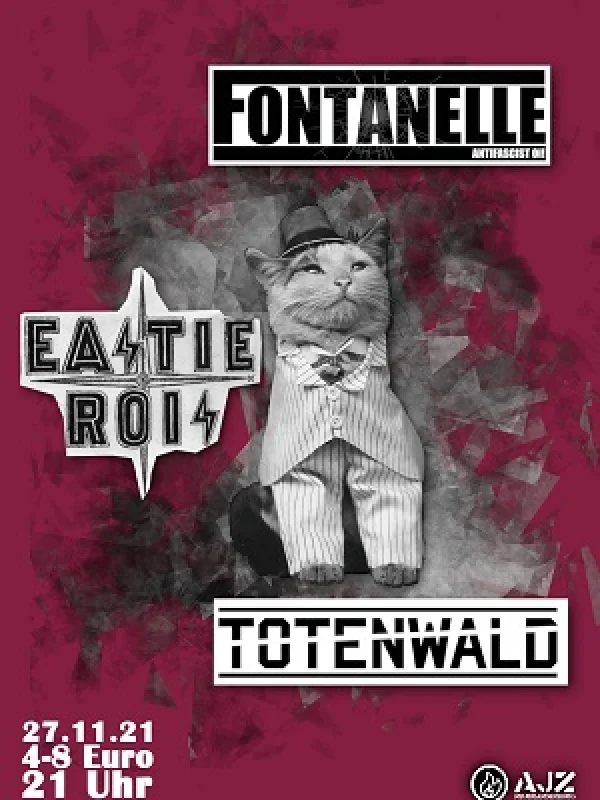 Flyer: TOTENWALD + EASTIE ROIS + FONTANELLE
