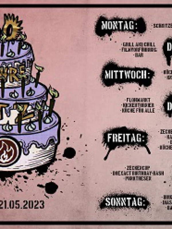 Flyer: 30. AJZ GEBURTSTAG