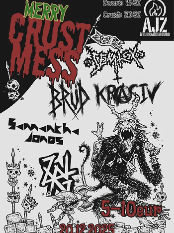 Flyer: SAMANTHA JONES + ZWANG + BRÜD + SEMTEX + KRASIV